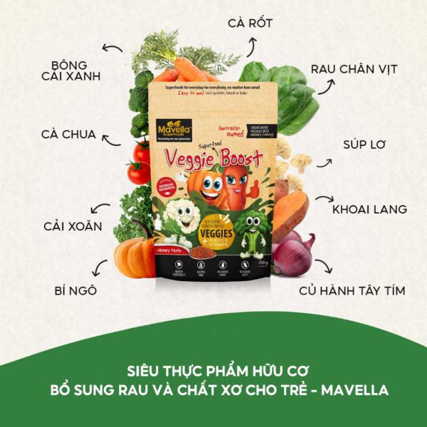 VEGGIE BOOST - Bổ sung rau và chất xơ cho bé